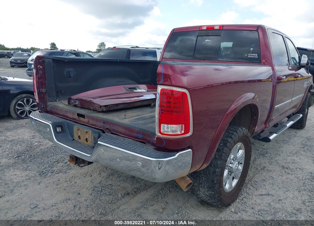 2017 RAM 2500 LAIE  4X4 6'4 BOX VIN: 3C6UR5FLXHG590857