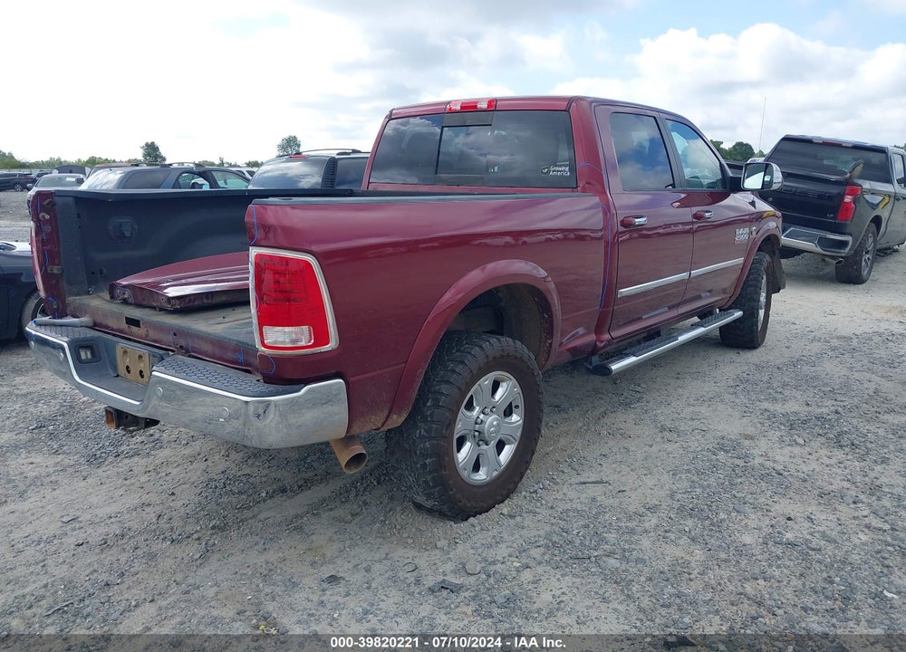 2017 RAM 2500 LAIE  4X4 6'4 BOX VIN: 3C6UR5FLXHG590857