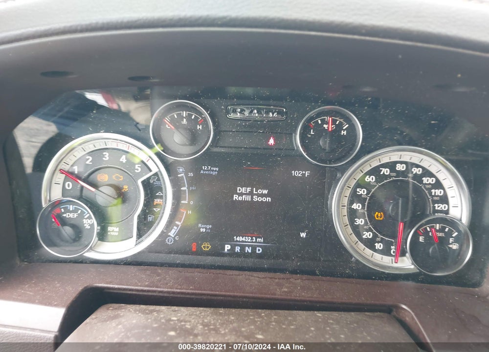 2017 RAM 2500 LAIE  4X4 6'4 BOX VIN: 3C6UR5FLXHG590857