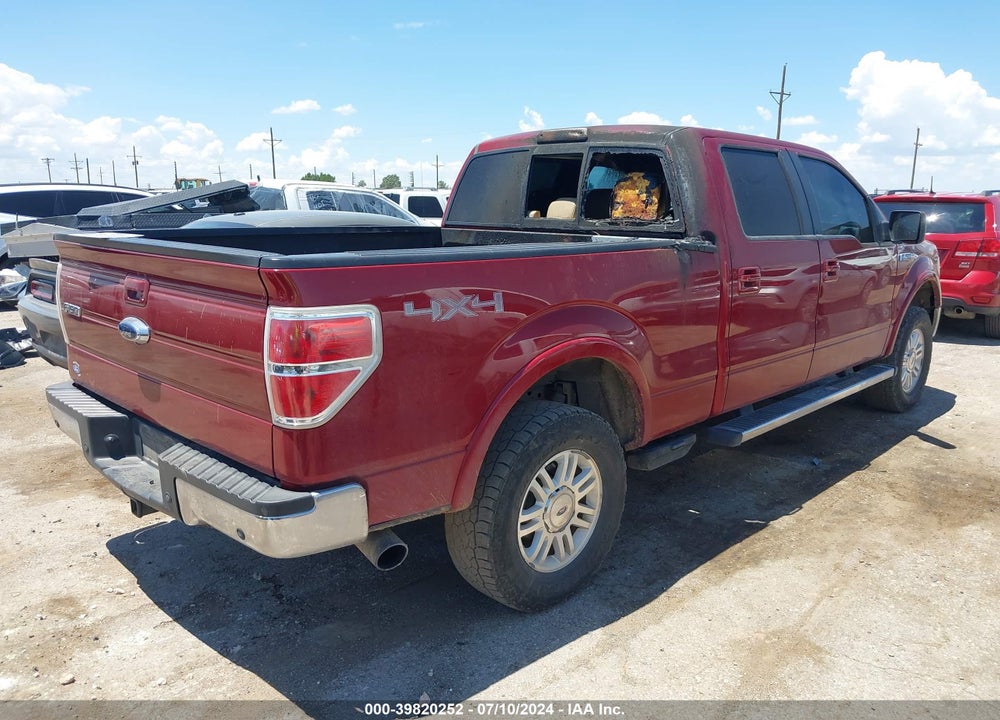 2013 FORD F-150 LARIAT VIN: 1FTFW1E6XDFA48782