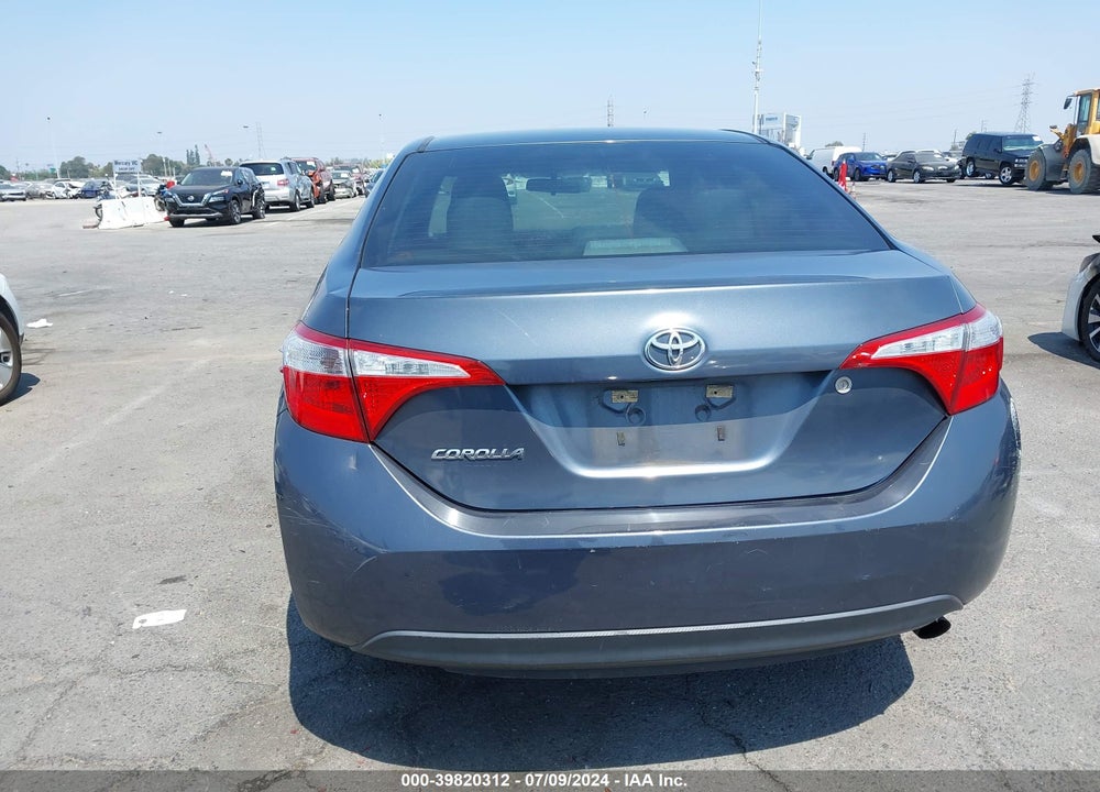 2016 TOYOTA COROLLA L VIN: 5YFBURHE4GP565823