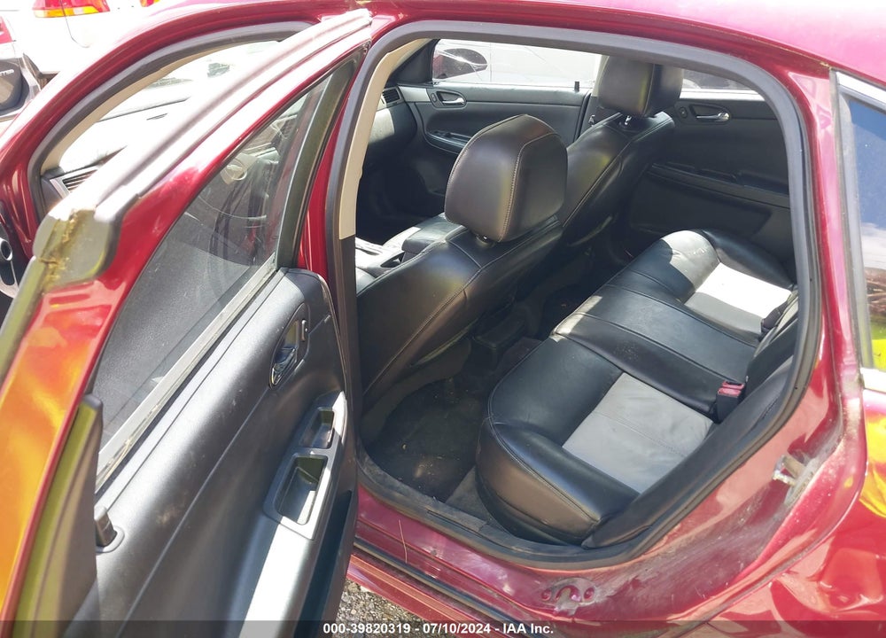 2008 CHEVROLET IMPALA LT VIN: 2G1WV58K481326259