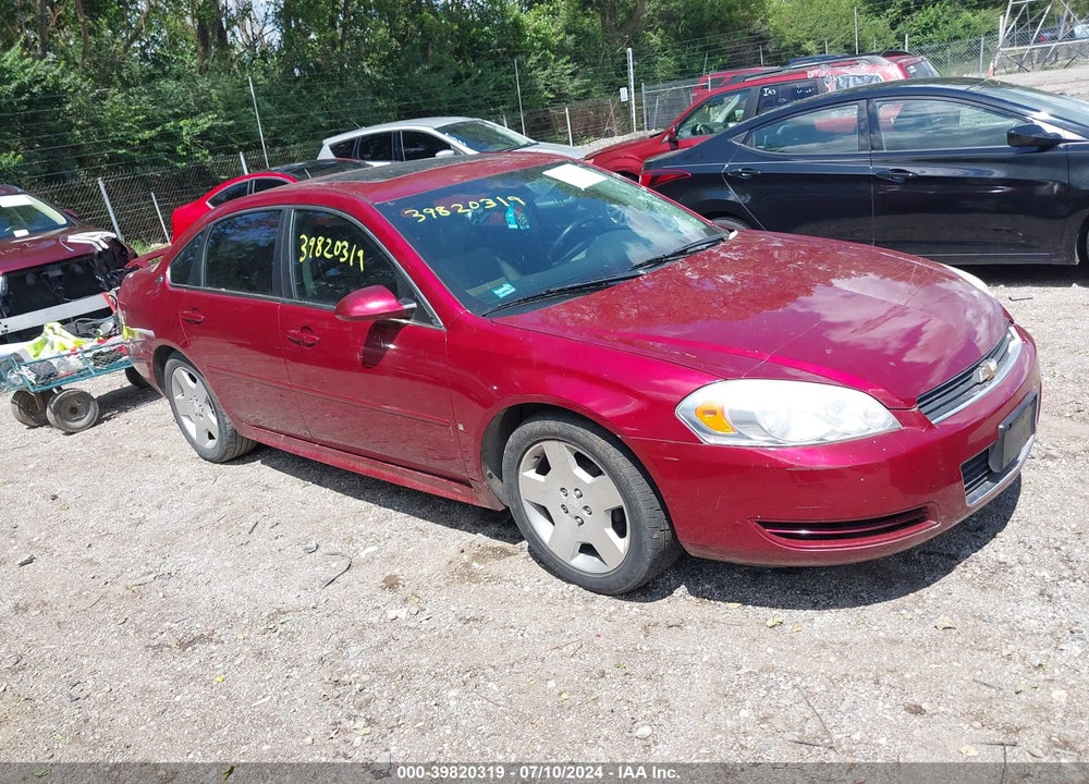 2008 CHEVROLET IMPALA LT VIN: 2G1WV58K481326259