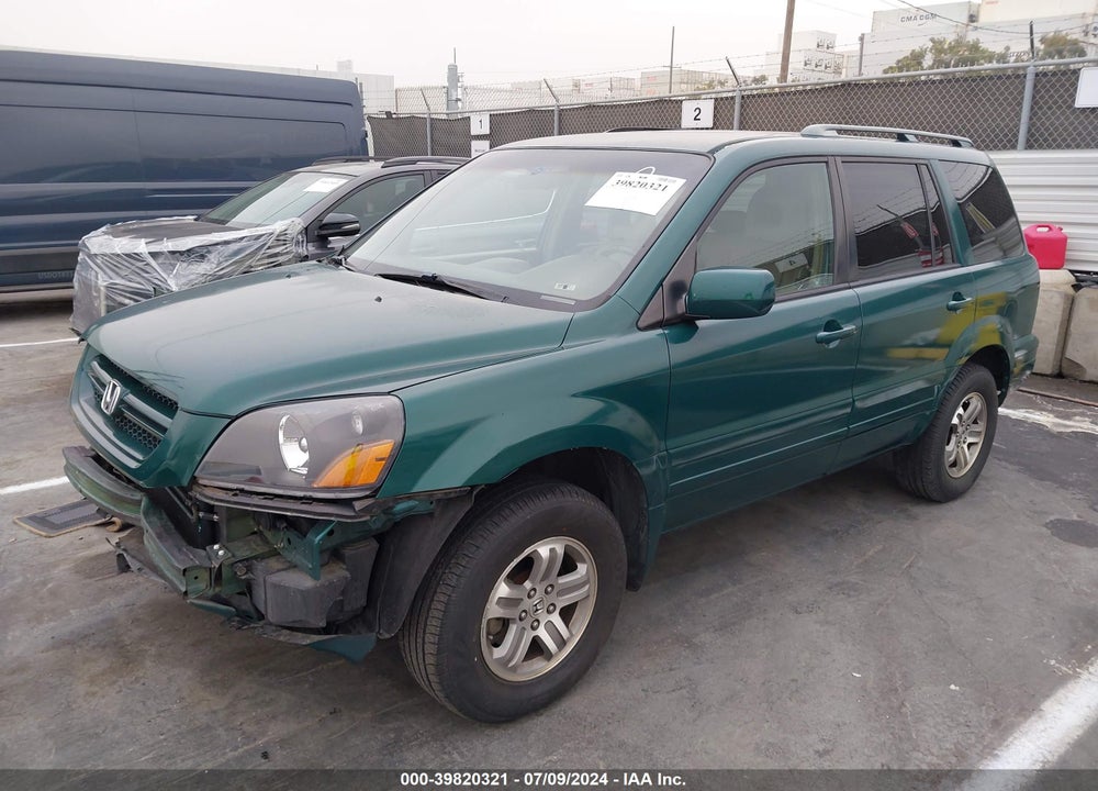 2003 HONDA PILOT EX-L VIN: 2HKYF18563H574472