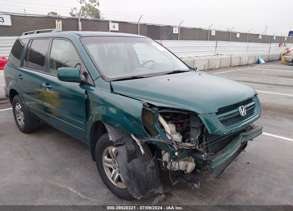 2003 HONDA PILOT EX-L VIN: 2HKYF18563H574472