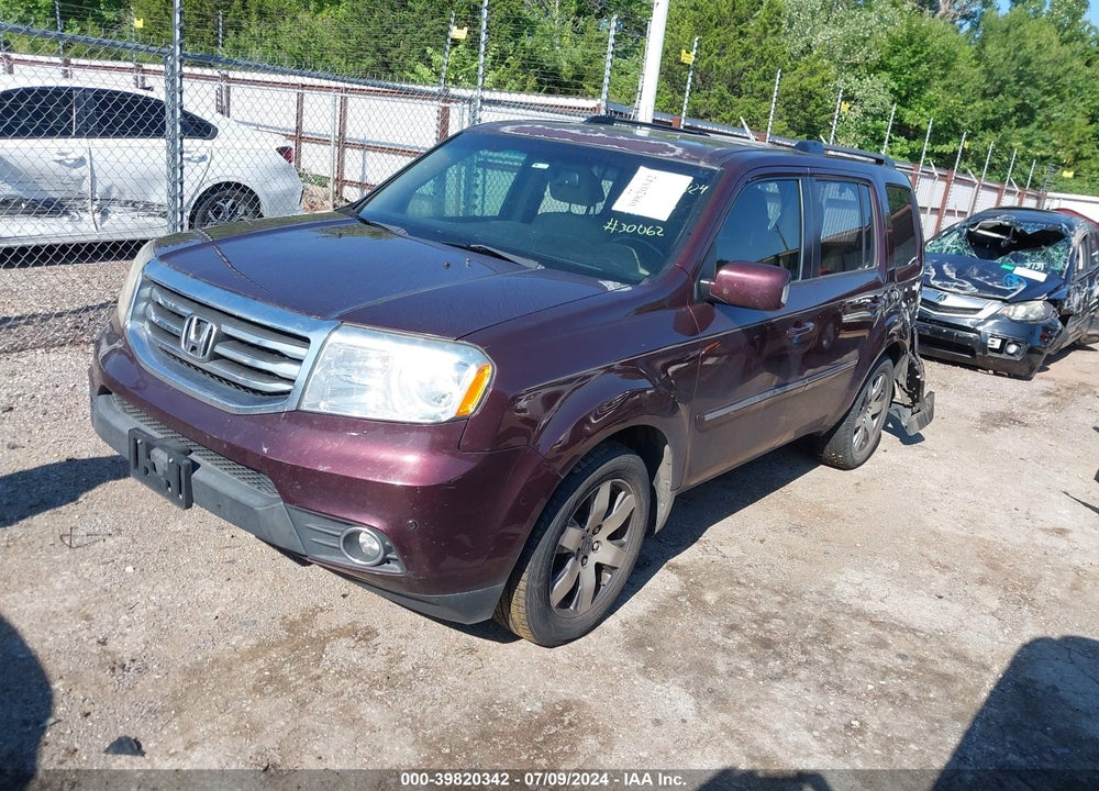 2013 HONDA PILOT TOURING VIN: 5FNYF3H97DB018038