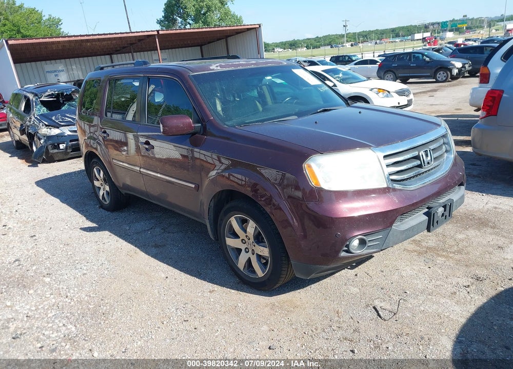 2013 HONDA PILOT TOURING VIN: 5FNYF3H97DB018038