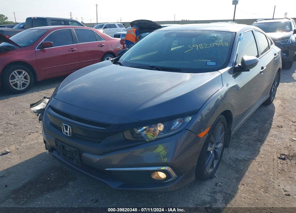 2019 HONDA CIVIC EX-L VIN: JHMFC1F79KX002043