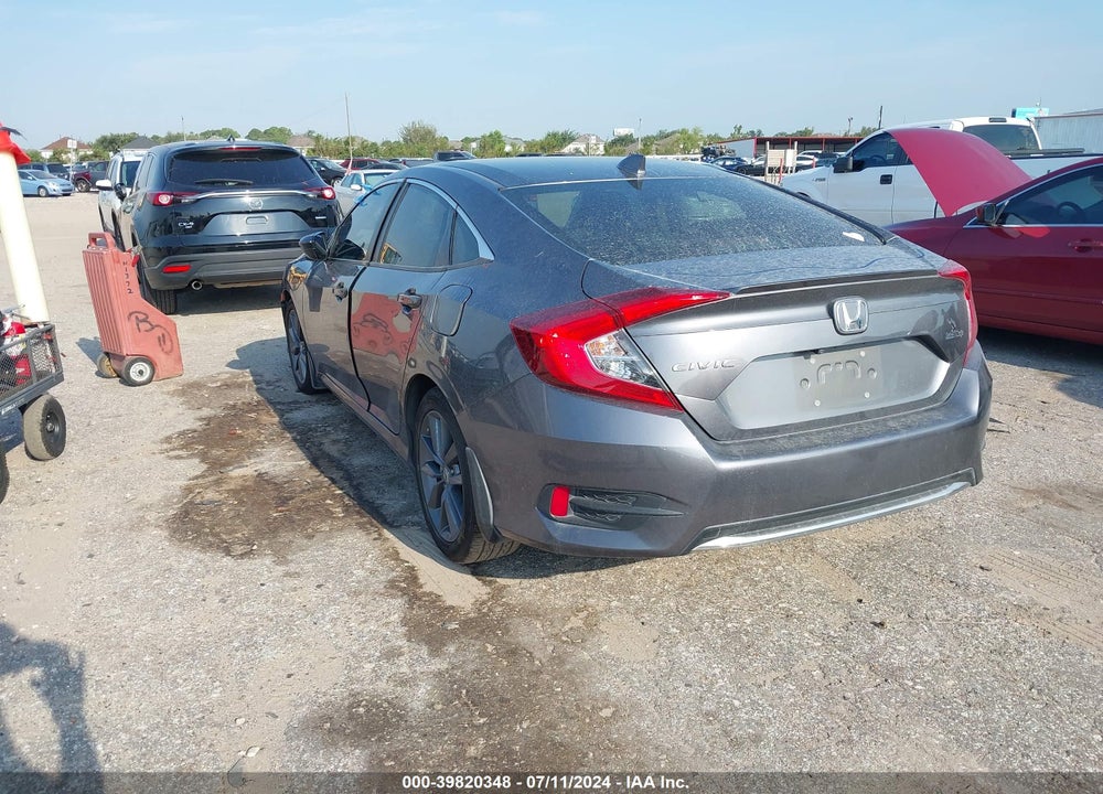 2019 HONDA CIVIC EX-L VIN: JHMFC1F79KX002043