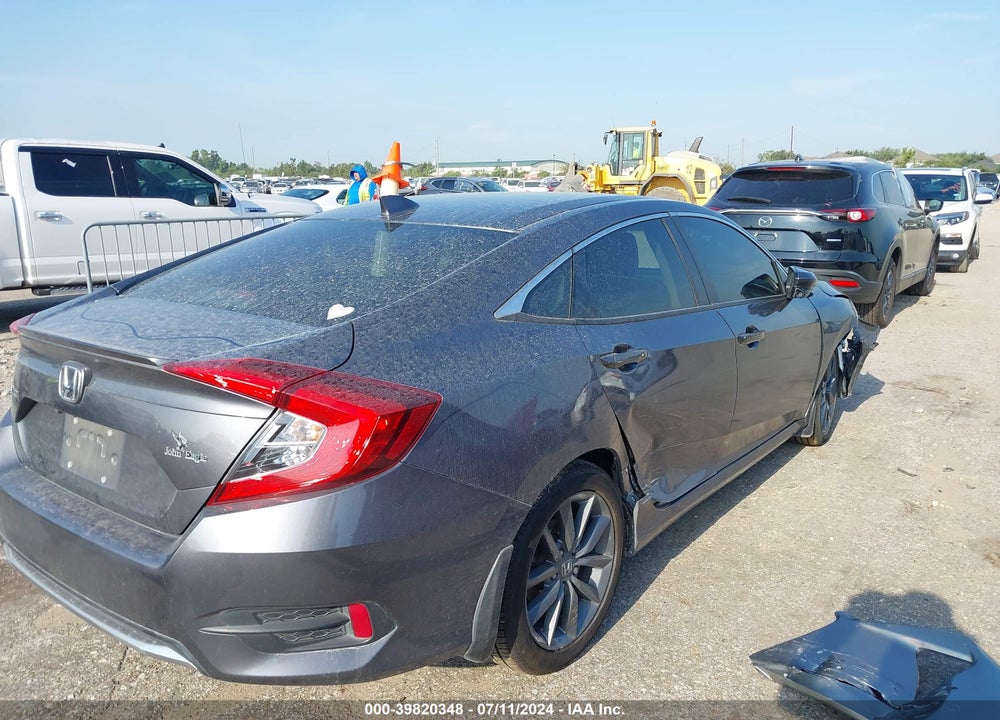2019 HONDA CIVIC EX-L VIN: JHMFC1F79KX002043