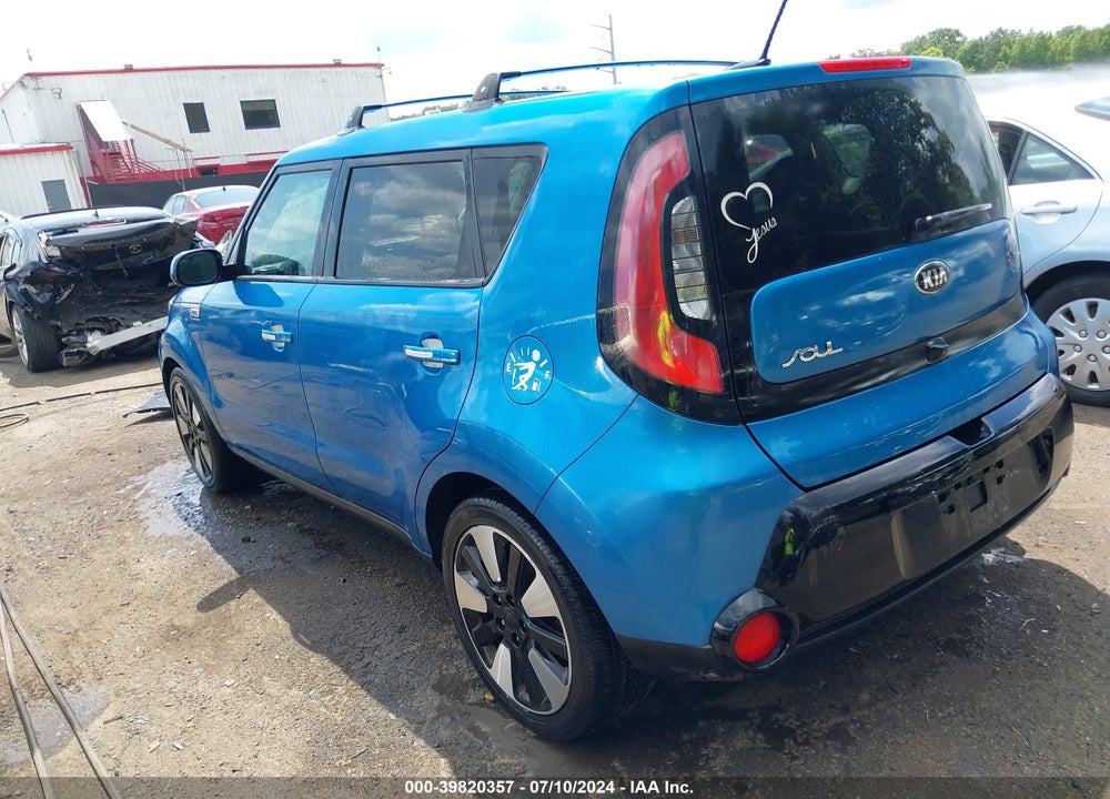 2016 KIA SOUL VIN: KNDJP3A50G7394161