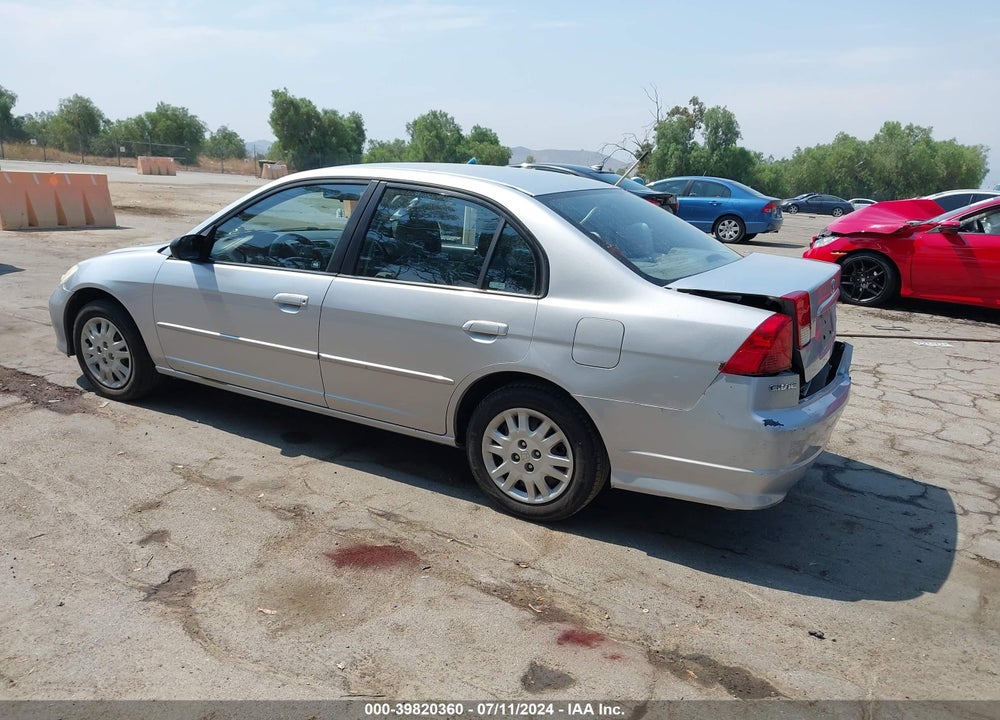 2005 HONDA CIVIC LX VIN: 2HGES16695H624577