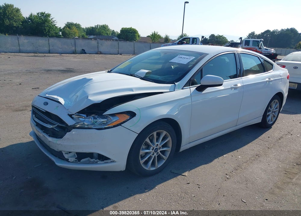 2017 FORD FUSION SE VIN: 3FA6P0H78HR351635