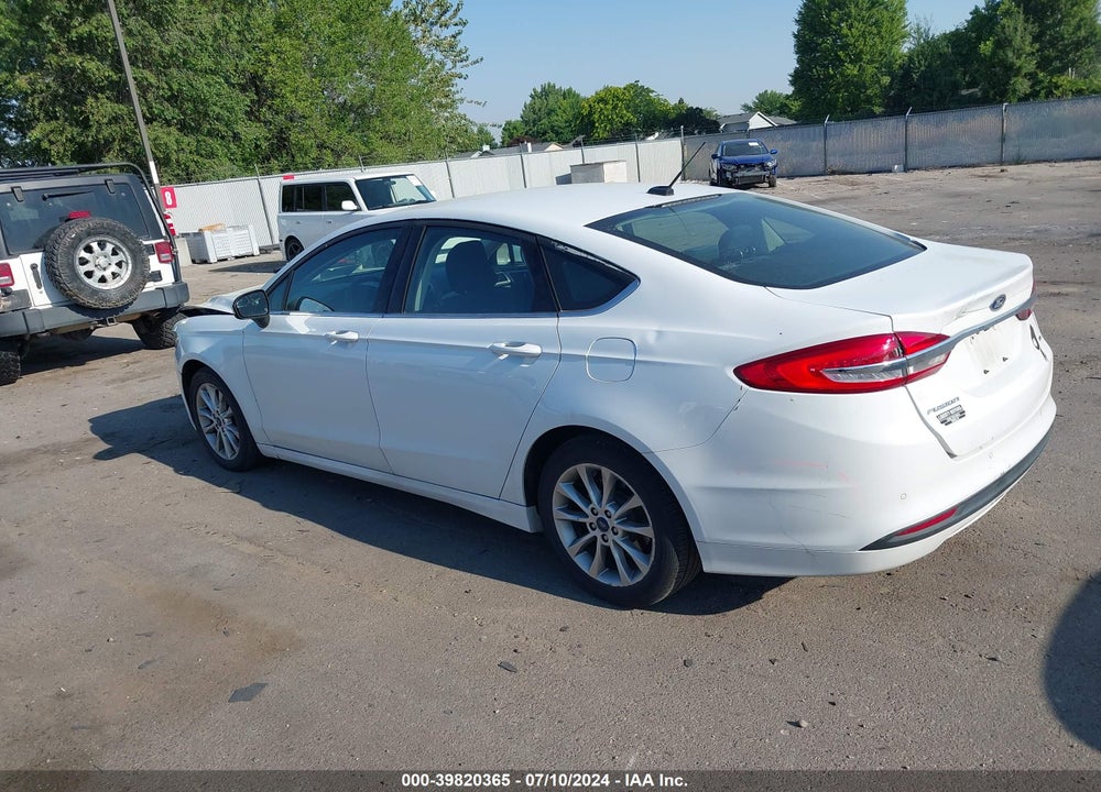2017 FORD FUSION SE VIN: 3FA6P0H78HR351635