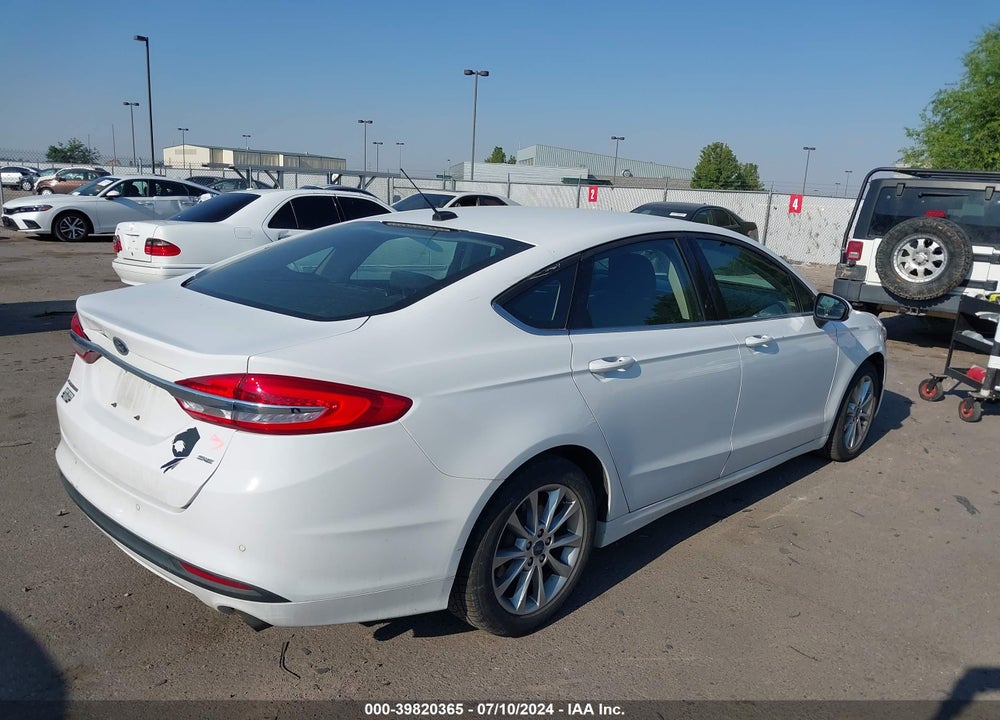 2017 FORD FUSION SE VIN: 3FA6P0H78HR351635