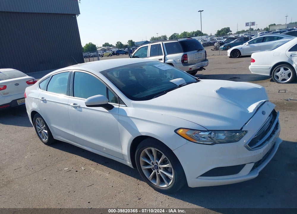 2017 FORD FUSION SE VIN: 3FA6P0H78HR351635