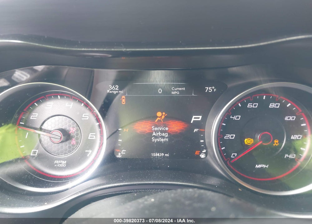 2016 DODGE CHARGER SE VIN: 2C3CDXBG4GH103291