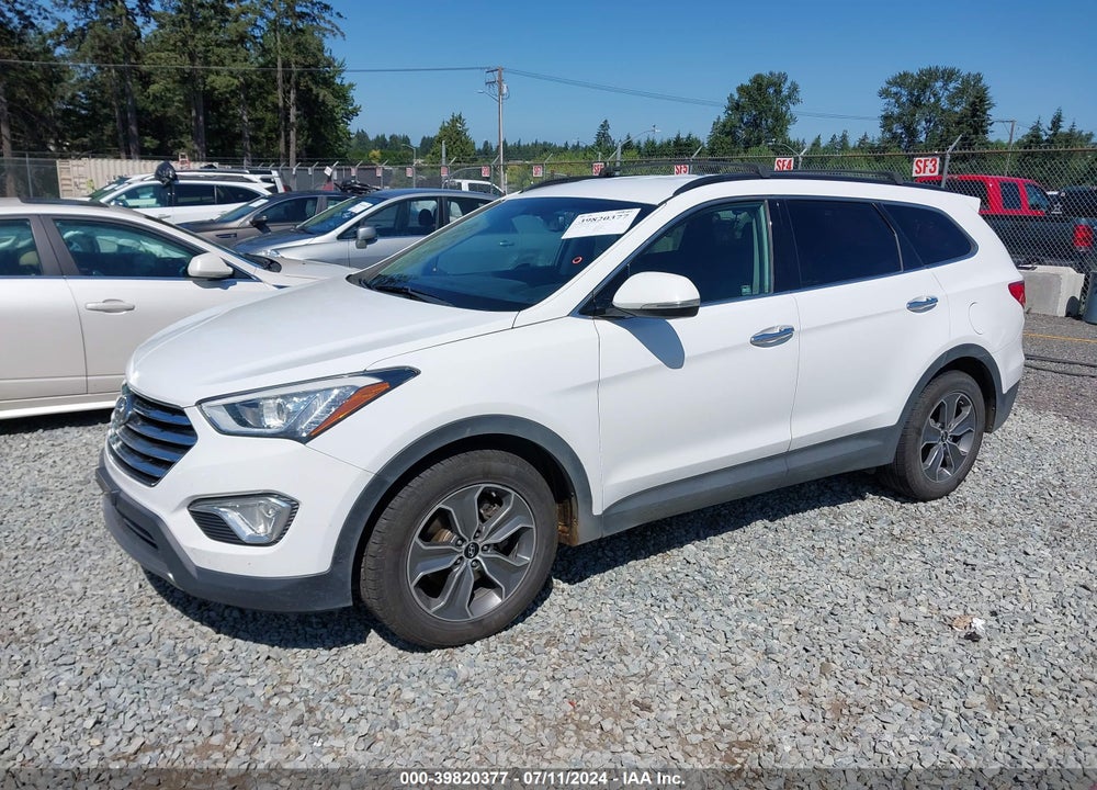 2013 HYUNDAI SANTA FE GLS VIN: KM8SNDHF7DU028088