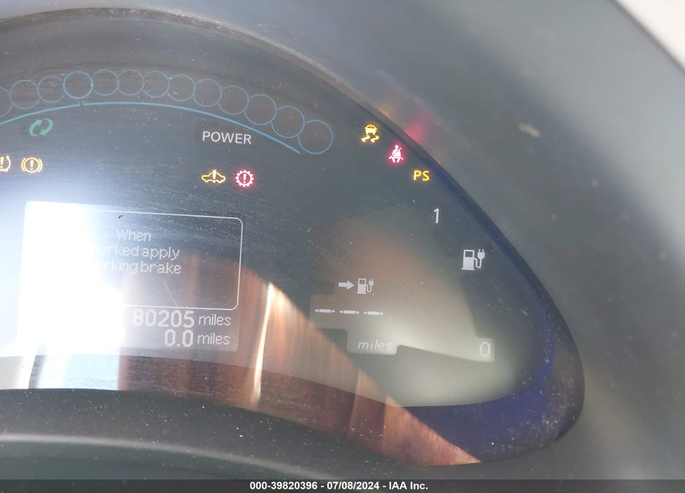 2013 NISSAN LEAF SV VIN: 1N4AZ0CP1DC405474