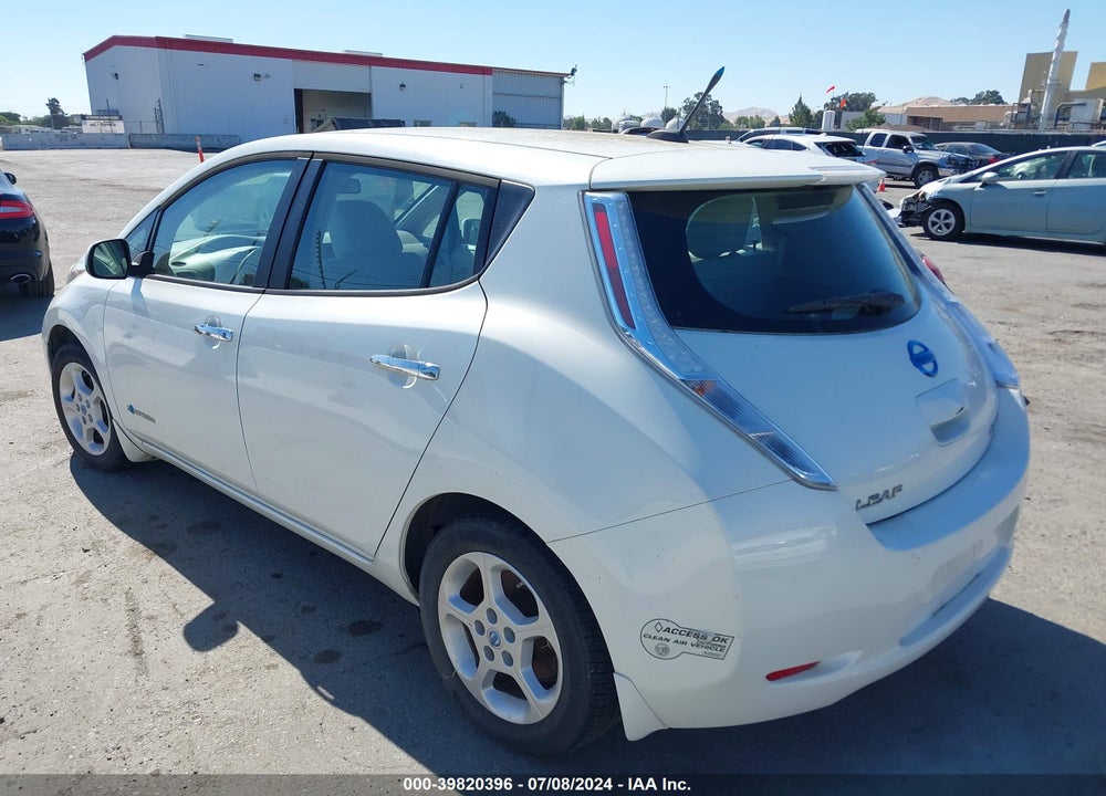 2013 NISSAN LEAF SV VIN: 1N4AZ0CP1DC405474