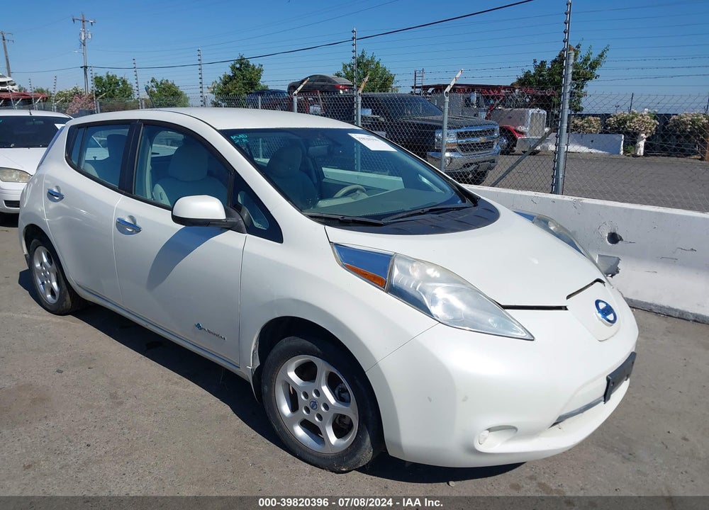 2013 NISSAN LEAF SV VIN: 1N4AZ0CP1DC405474