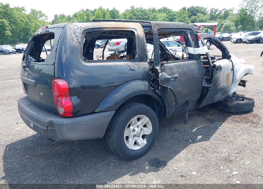 2005 DODGE DURANGO VIN: 1D4HB38N75F600231