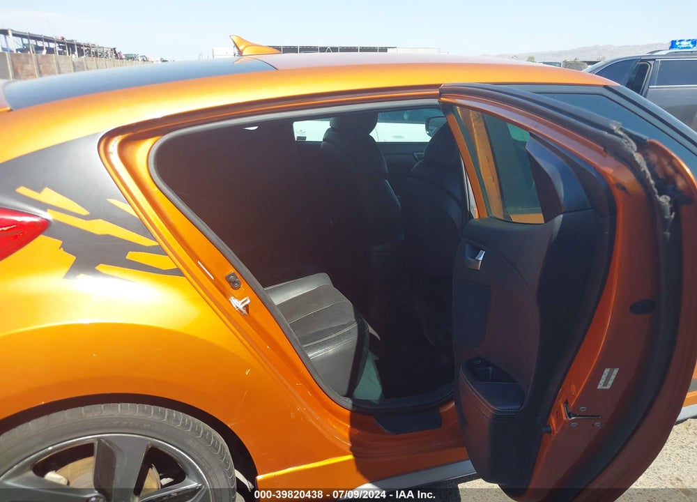 2013 HYUNDAI VELOSTER TURBO W/BLACK VIN: KMHTC6AE8DU174667