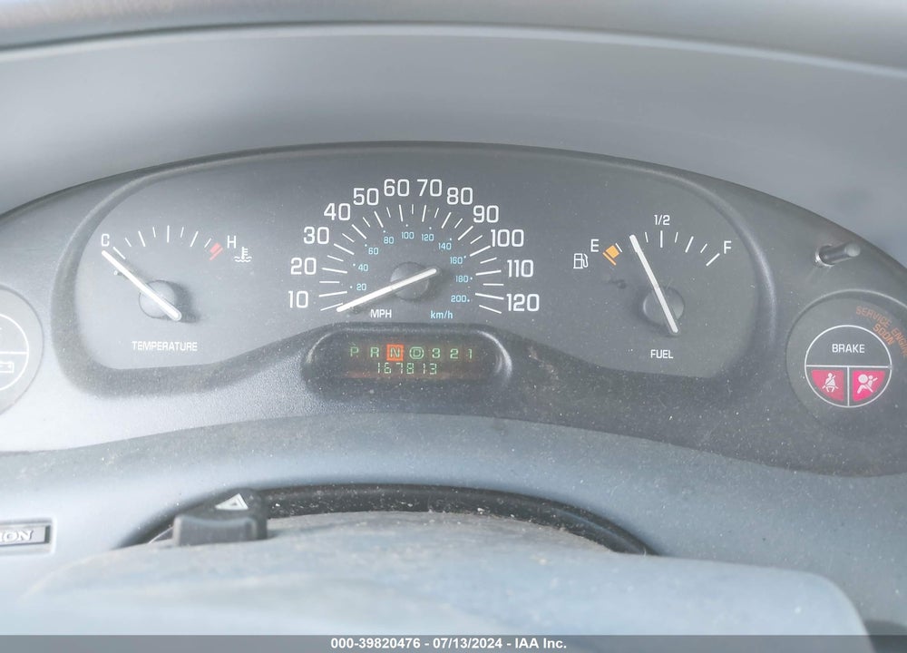 1999 BUICK CENTURY CUSTOM VIN: 2G4WS52M2X1612891