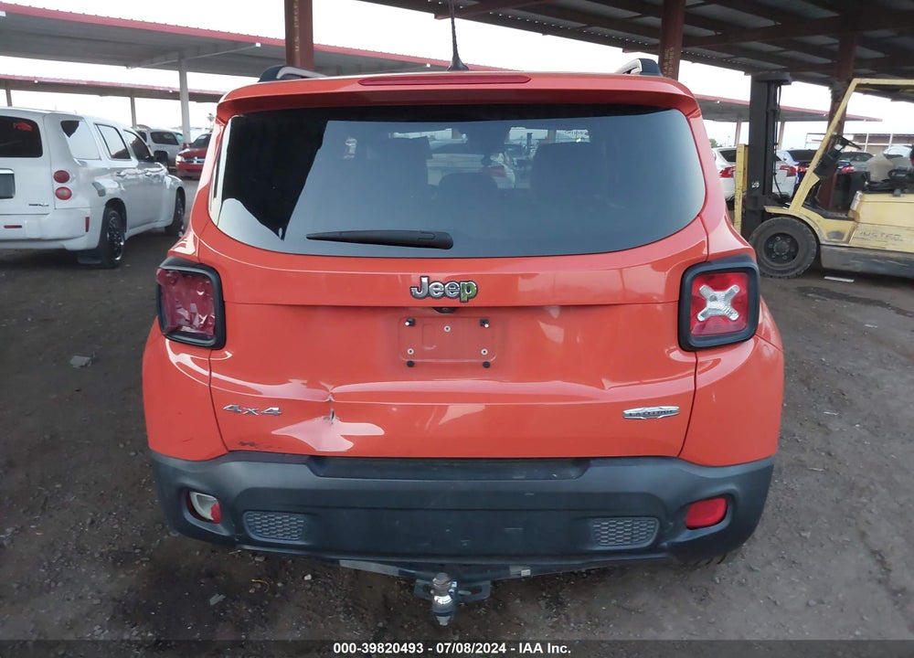 2015 JEEP RENEGADE LATITUDE VIN: ZACCJBBT3FPB81370