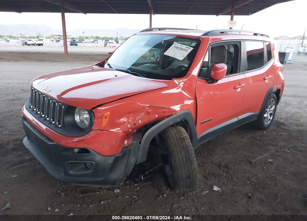 2015 JEEP RENEGADE LATITUDE VIN: ZACCJBBT3FPB81370