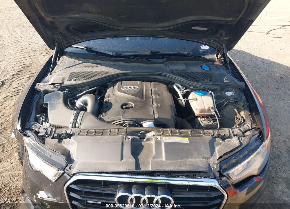 2013 AUDI A6 2.0T PREMIUM VIN: WAUGFAFC6DN074310