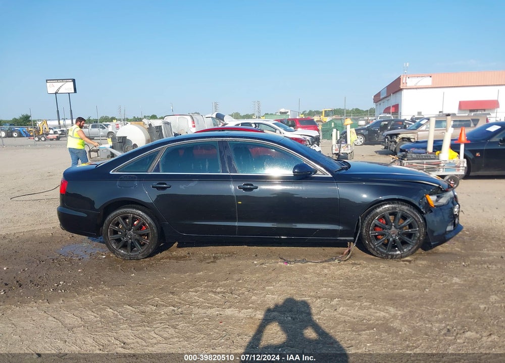 2013 AUDI A6 2.0T PREMIUM VIN: WAUGFAFC6DN074310