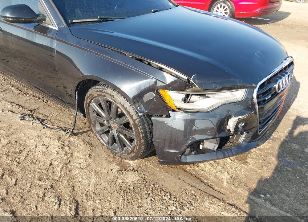 2013 AUDI A6 2.0T PREMIUM VIN: WAUGFAFC6DN074310