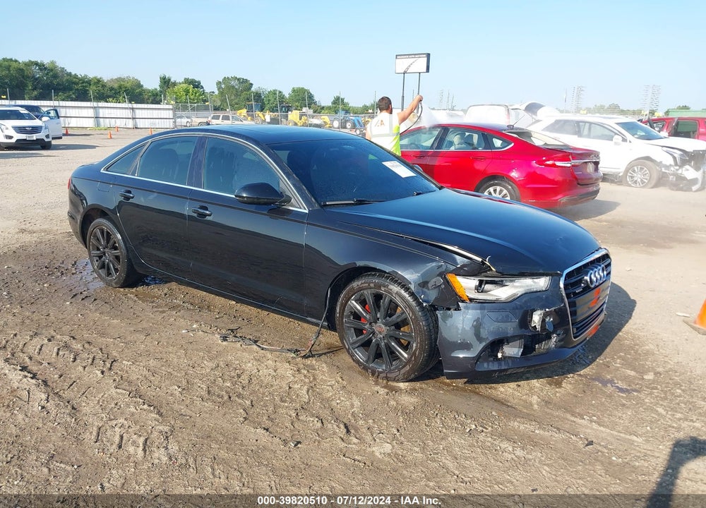 2013 AUDI A6 2.0T PREMIUM VIN: WAUGFAFC6DN074310