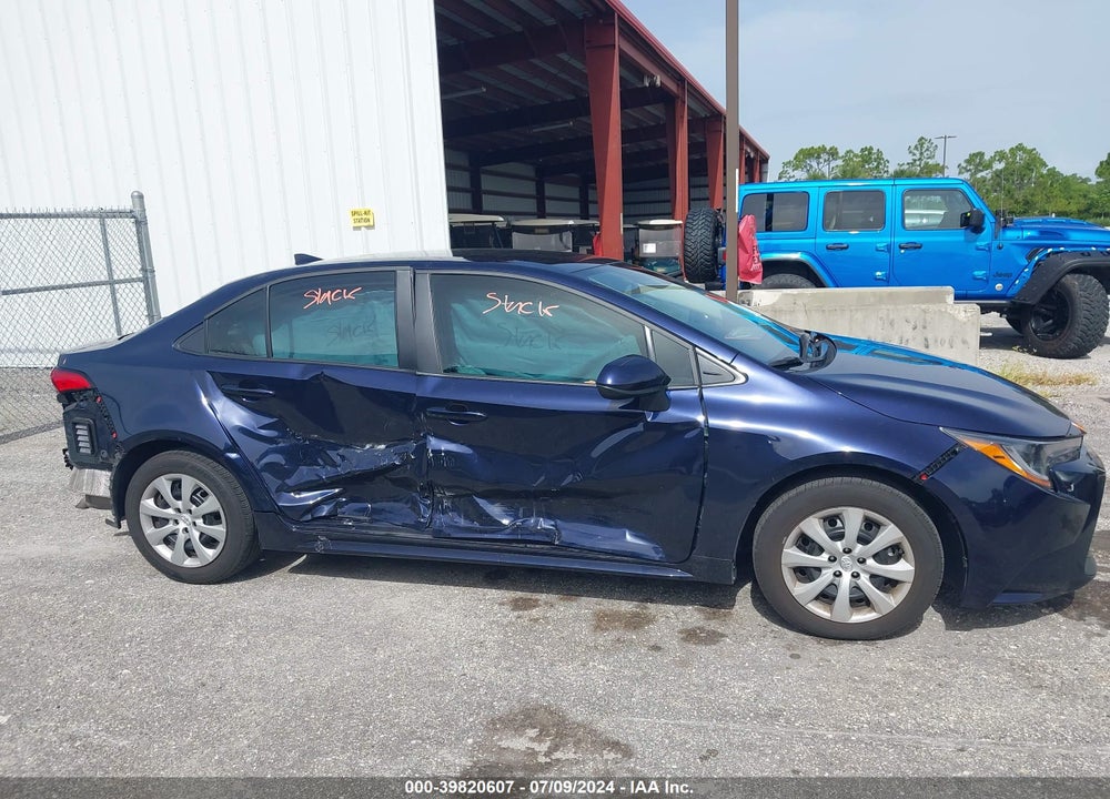 2022 TOYOTA COROLLA LE VIN: 5YFEPMAE8NP370659