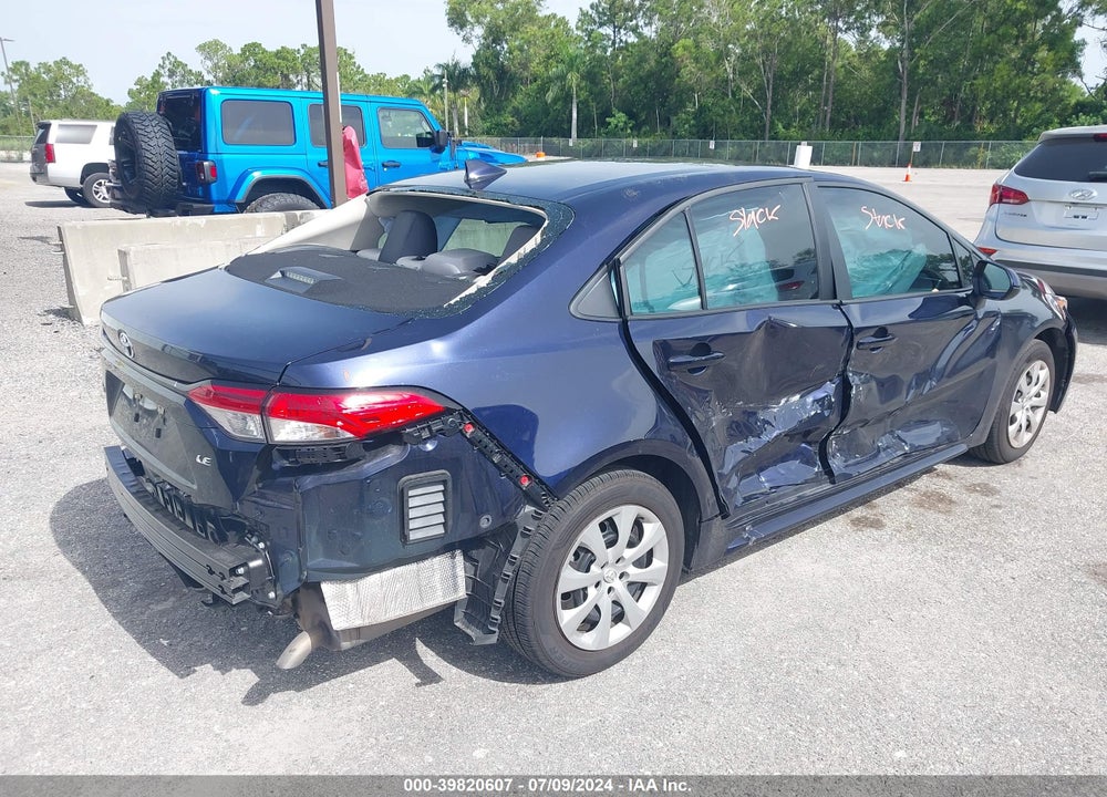 2022 TOYOTA COROLLA LE VIN: 5YFEPMAE8NP370659