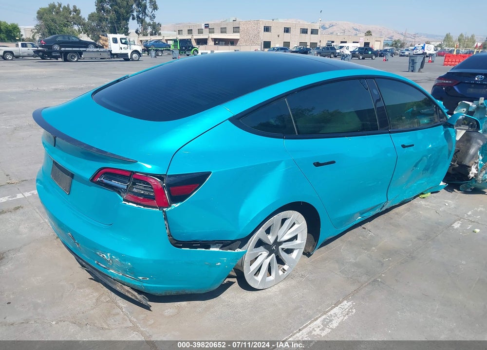 2021 TESLA MODEL 3 LONG RANGE DUAL MOTOR ALL-WHEEL DRIVE VIN: 5YJ3E1EB3MF078181