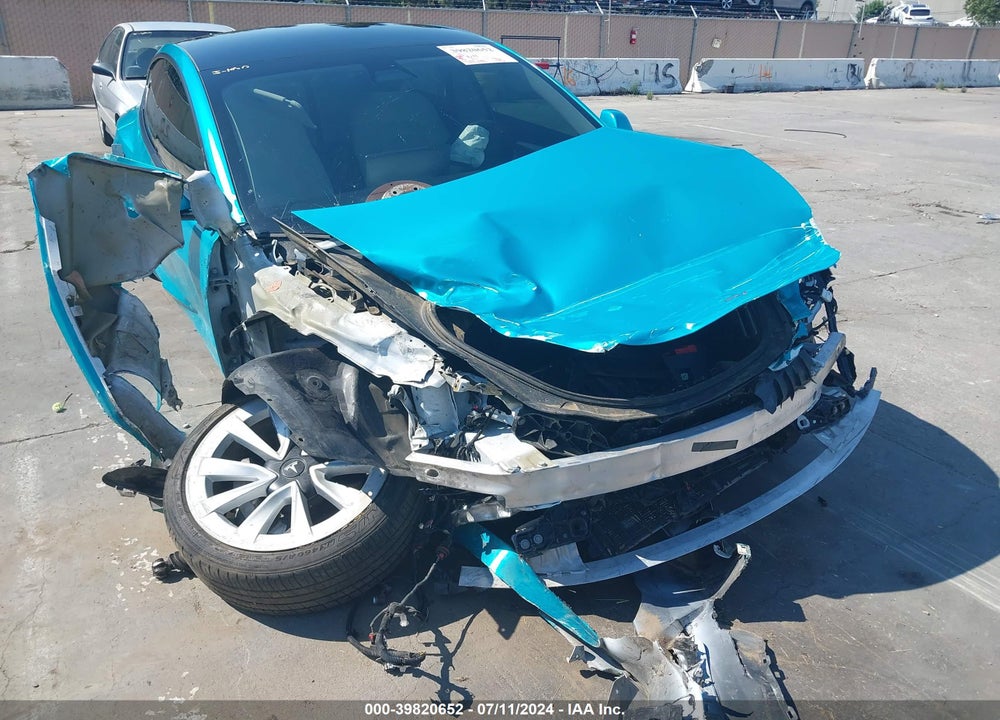 2021 TESLA MODEL 3 LONG RANGE DUAL MOTOR ALL-WHEEL DRIVE VIN: 5YJ3E1EB3MF078181