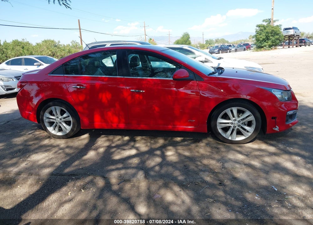 2015 CHEVROLET CRUZE LTZ VIN: 1G1PG5SB0F7296460