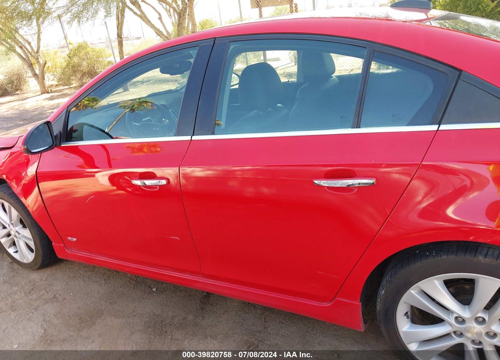 2015 CHEVROLET CRUZE LTZ VIN: 1G1PG5SB0F7296460