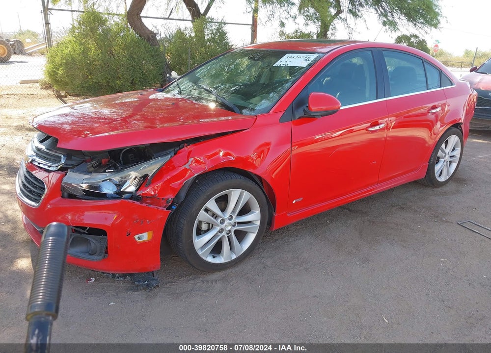 2015 CHEVROLET CRUZE LTZ VIN: 1G1PG5SB0F7296460