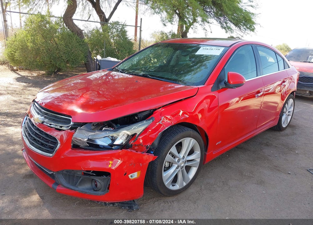 2015 CHEVROLET CRUZE LTZ VIN: 1G1PG5SB0F7296460