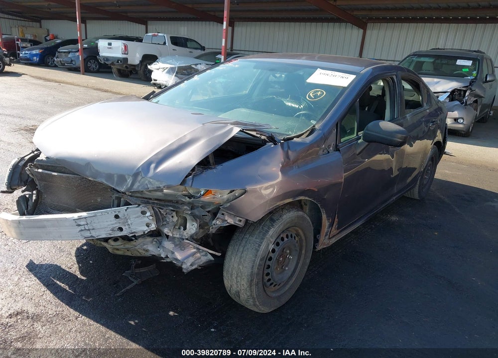2014 HONDA CIVIC LX VIN: 19XFB2F58EE275343