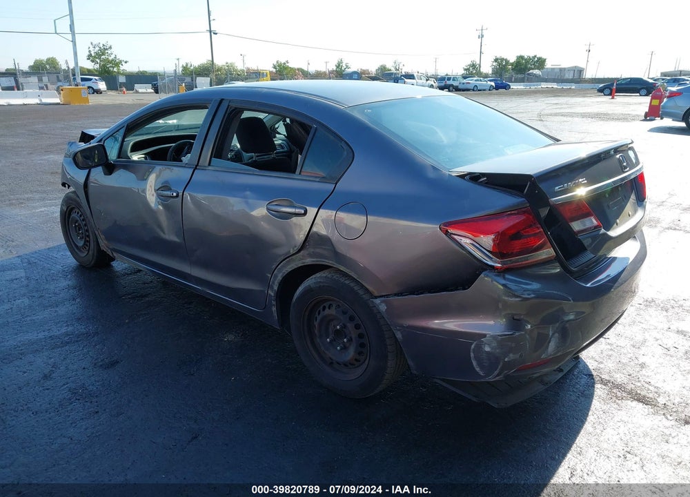 2014 HONDA CIVIC LX VIN: 19XFB2F58EE275343