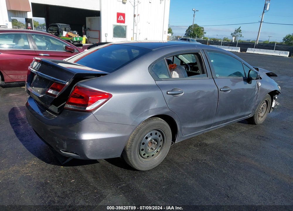 2014 HONDA CIVIC LX VIN: 19XFB2F58EE275343