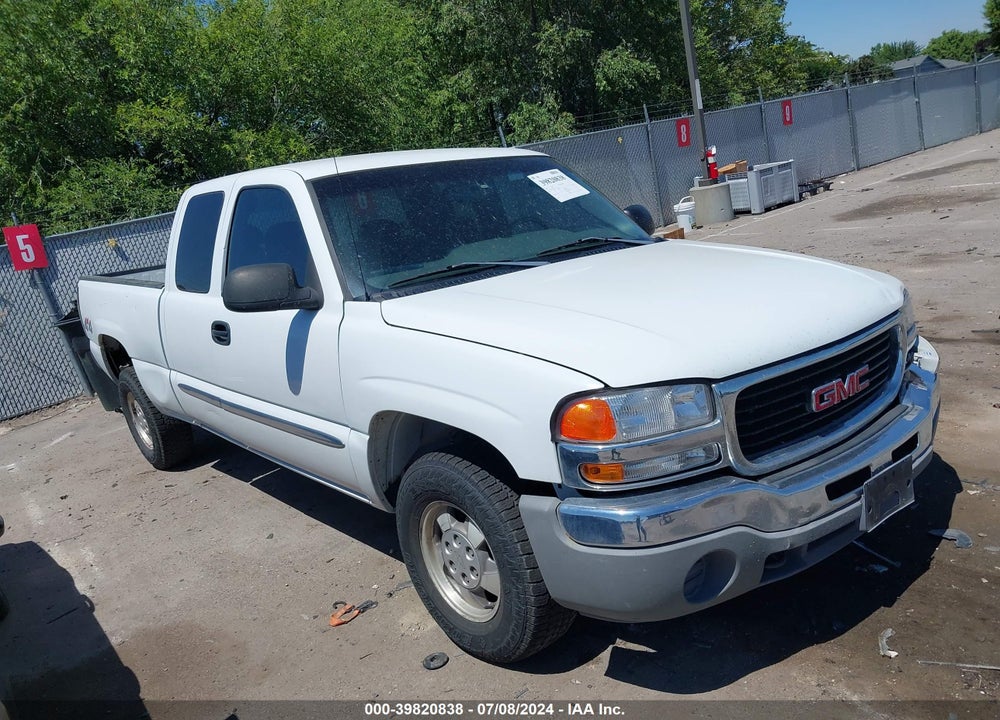 2004 GMC SIERRA 1500 SLE VIN: 1GTEK19V84E325525