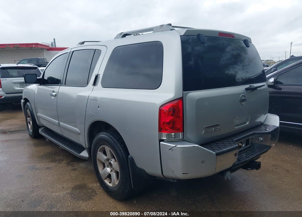2004 NISSAN PATHFINDER ARMADA SE VIN: 5N1AA08A14N738246