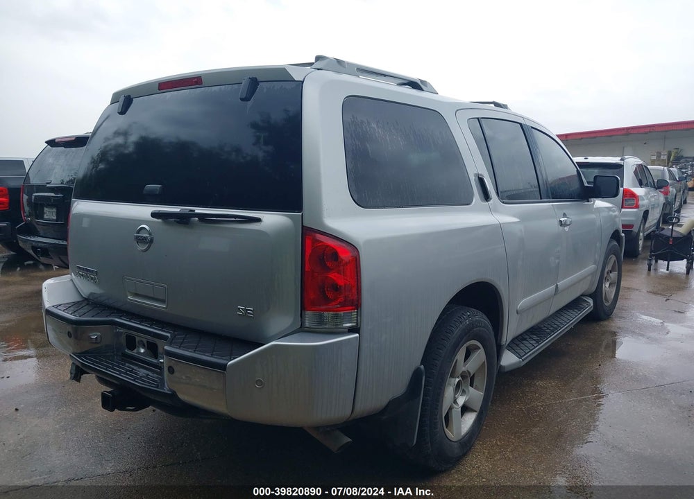 2004 NISSAN PATHFINDER ARMADA SE VIN: 5N1AA08A14N738246