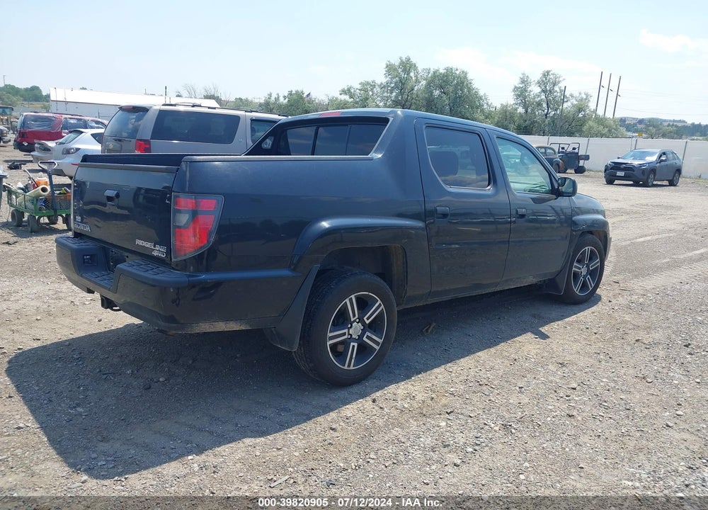 2014 HONDA RIDGELINE SPORT VIN: 5FPYK1F74EB005984