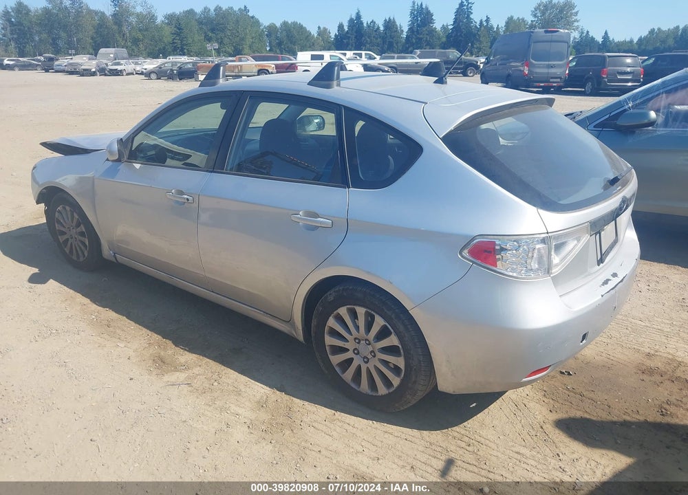 2008 SUBARU IMPREZA 2.5I VIN: JF1GH61608H810339